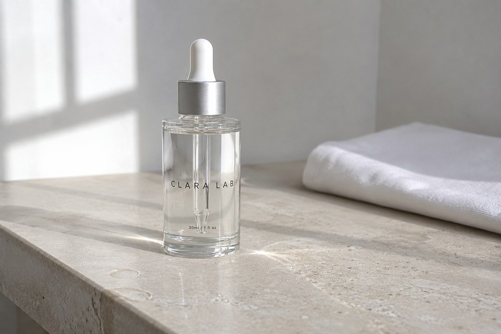 Bottle on stone, regraded to neutral